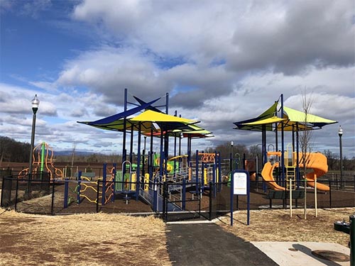 New playground in Utica Park